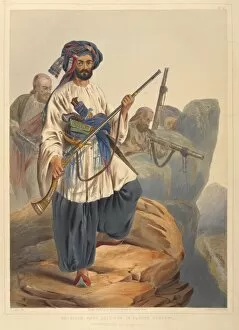 Lithographs Gallery: ?Ko-i-Staun Foot Soldiery in Summer Costume