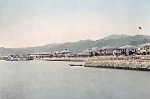 Images Dated 18th May 2012: Kobe Bund, Japan, circa 1880s