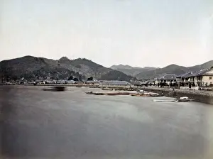 Bund Prints: Kobe Bund, Japan, circa 1880s. Date: circa 1880s