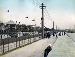 Bund Prints: Kobe Bund, Japan, circa 1890