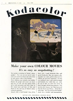 Images Dated 30th January 2012: Kodak Advert 1929 (B&eve