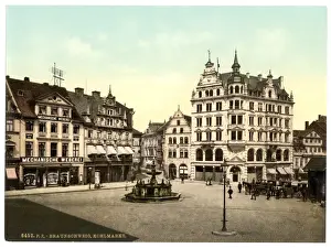 Braunschweig Prints: The Kohlmarkt, Brunswick (i. e. Braunschweig), Germany