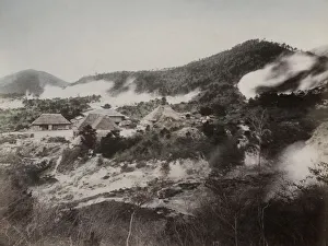 Kojigoku Onsen hot springs near Nagasaki, Japan