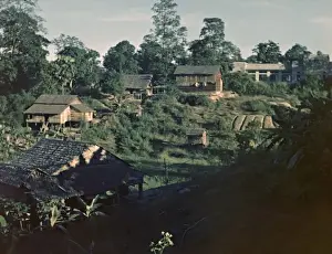 1951 Prints: Kokine village - Rangoon