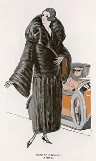 Skirts Prints: Kolinsky Fur Coat 1922