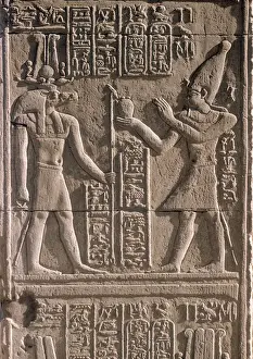 Hathor Prints: Kom Ombo Wall Relief
