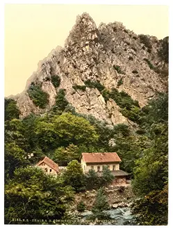 Hartz Prints: Konigsruhe and Rosstrappenfelsen, Bodethal, Hartz, Germany
