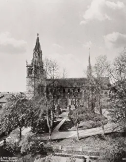 Cemetery Prints: Konstanz Minster or Konstanz Cathedral Germany