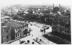 Konya Prints: Konya, Turkey - View toward the Aziziye Mosque