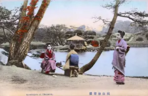 Landscaped Prints: Korakuen at Okayama, Japan