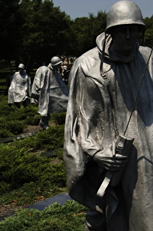 Images Dated 21st June 2008: Korean War Veterans Memorial (1995). Washington D.C. United