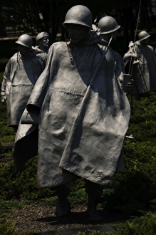 Images Dated 21st June 2008: Korean War Veterans Memorial (1995). Washington D.C. United