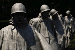 Images Dated 21st June 2008: Korean War Veterans Memorial (1995). Washington D.C. United