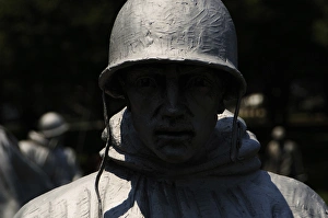 Images Dated 21st June 2008: Korean War Veterans Memorial (1995). Washington D.C. United