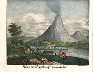 Koryaksky volcano on Avacha bay in Kamchatka
