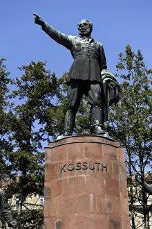 Kossuth Prints: Kossuth Memorial, 1952. By Zsigmond Kisfaludi Strobl (1884-1