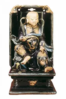 Ming Prints: Kouan-ti, God of War. Chinese art. Ming period