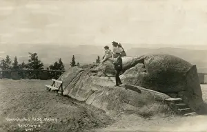 Oslo Prints: Krag Stenen (stone), Voksenkollen, Oslo, Norway
