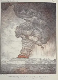 Billowing Prints: Krakatoa in eruption