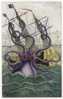 Vessel Collection: Kraken Attacks a Ship