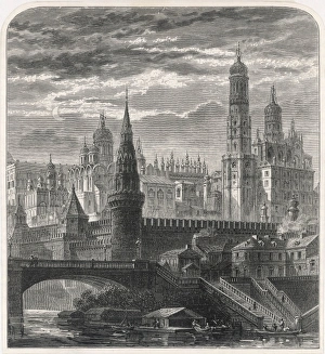 Moscow, Russia - View toward the Kremlin