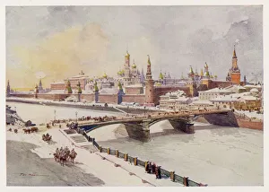 Moscow, Russia - View toward the Kremlin