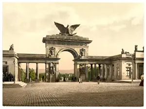 Krieger Prints: Krieger Monument, Thor, Cassel Ave, Cassel (i. e. Kassel), H