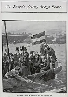 Paulus Prints: Kruger landing at Marseilles