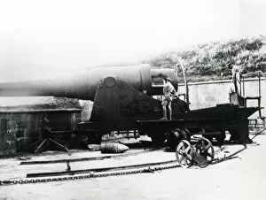 Images Dated 8th December 2011: Krupp gun at Fort Chemenik, Gallipoli, Turkey