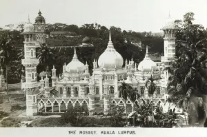 Lumpur Prints: Kuala Lumpur, Malaysia - Masjid Jamek Mosque