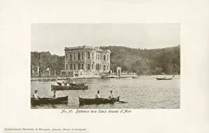 Bosphorus Gallery: Kucuksu Palace, Sweet Waters of Asia Minor, Bosphorus, Istanbul, Turkey. Date
