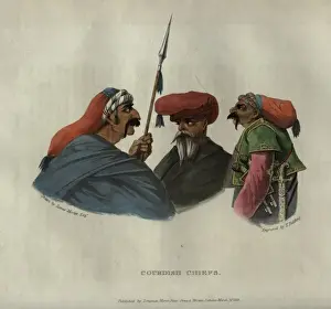 Chiefs Prints: Three Kurdish chiefs talking