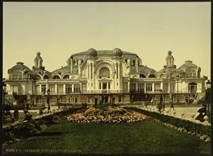 Kursaal Prints: The Kursaal, (i. e. Cursaal), seen from garden, Ostend, Belg