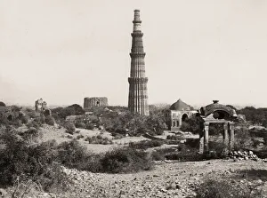 Minar Prints: Kutub Minar tower, Delhi, India