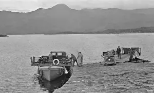 Ferry Prints: Kyle of Lochalsh car ferry, Skye, Scotland