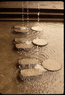 Kyoto Prints: Kyoto Kiyomizu Fountain, Japan