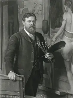 Alma Prints: L Alma Tadema R. A. in his studio