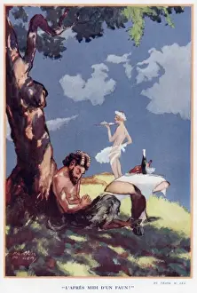 Nymph Prints: L Apres Midi D Un Faun by Frank M. Lea