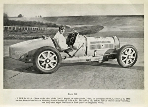 L Chiron at the wheel of the Type 51 Bugatti L Chiron at the wheel of the Type 51 Bugatti