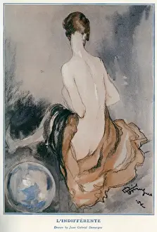Revealed Prints: L Indifferente by Jean-Gabriel Domergue