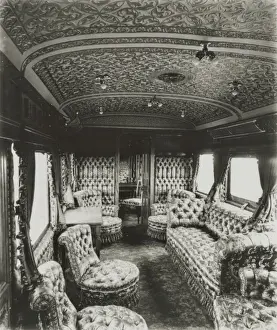 L & SWR lounge on Royal Train