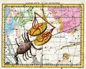 Scorpion Prints: La Balance (Scales), Scorpion