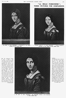 Andr Gallery: La Belle Ferroniere, three versions