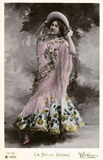Images Dated 1st August 2017: La Belle Kerro, Edwardian French Theatre Stage Actress