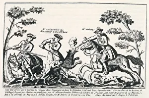 1767 Prints: LA BETE DU GEVAUDAN The death of the beast Date: 1767