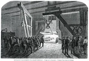 Images Dated 5th December 2018: La Chaussade Ironworks, France