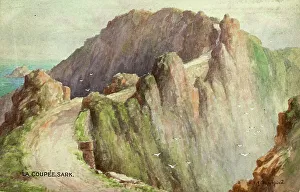 Clifford Prints: La Coupee, Sark, Channel Islands