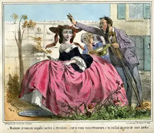 La Crinolonomanie by Charles Vernier