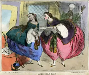 La Crinolonomanie by Charles Vernier