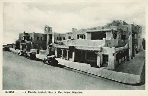 Harvey Prints: La Fonda Hotel, Santa Fe, New Mexico, USA